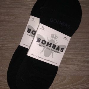Bombas lightweight no shows socks Mens-NWT 2 PAIRS